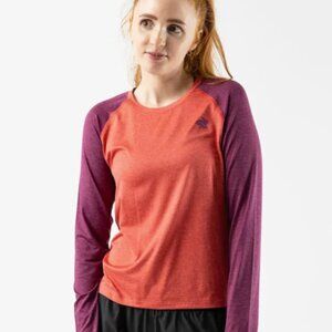 Rabbit Women's EZ Tee Long Sleeve Cropped Size Large